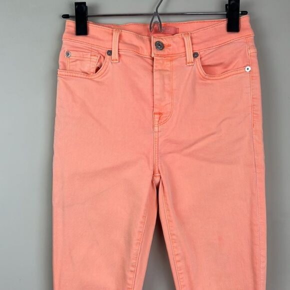 7 FOR ALL MANKIND High Waist Ankle Skinny Jeans - 25 - Picture 3 of 12